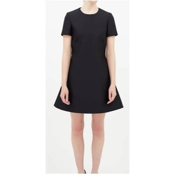 CO Collections Short Sleeve Dress in Black - Picture 2 of 6